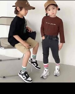 Tất/vớ cao cổ Hàn Quốc hình số 123 phong cách thể thao cá tính thời thượng CHO BÉ TRAI/ BÉ GÁI 4-8 TUỔI