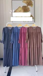 Gamis salur hits ld 130 full kancing