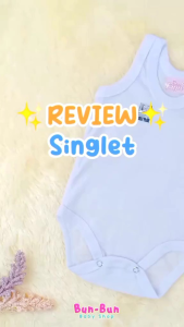 Singlet Jumper Bayi Kaos Dalam Kutung Dalaman Perlengkapan Baby Newborn Peralatan Baju Baru Lahir Bunbunbabyshop