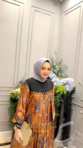 Gamis Modern Motif Simple: Produk Amore by Ruby
