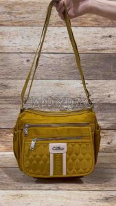 Tas Selempang Wanita Chibao Kanvas Bordir CB192-C 6Sleting