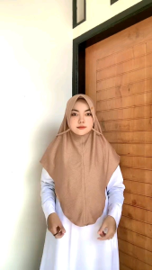 Hijab Bergo Harian Motif Cubit Premium L Naira/Jilbab Bergo Maryam Pet Instan kekinian Viral/Hijab Bergo Hurem