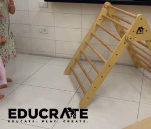 educratePh Easy Fold Pikler Triangle & Jumbo Ramp: Boosting Gross Motor Development