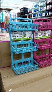 RAK BILIK MANDI/ RAK PLASTIK/ BATHROOM SHELF TOILET RACK / BATHROOM STORAGE ORGANIZER SHOWER / TRIPLE DECKER HOLDER