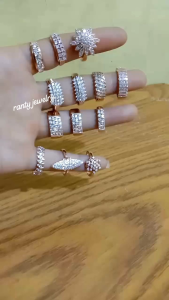 Cincin Replika Berlian Terbaru Cocok pake Kondangan Hatia harian