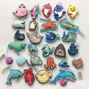 JBS 👠🌈⚡️ตัวติดรองเท้ามีรู รวม สัตว์ ทะเล 👠✨🌈🔅❤️ Shoe charm  All I SEA Life งานshop ราคาดี งานดี
