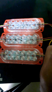 Lampu kedip 2 mode 3 kabel diam dan kedip 12-24v