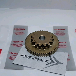 Gigi kecil penghantar dinamo stater Verza Megapro Monoshock Fi CRF 150 ori gear starter starting