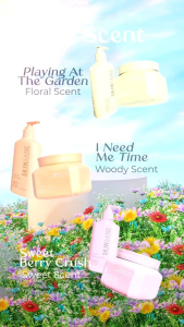 Skinsane satu paket body serum 250ml scrub perontok daki 250grm sabun 80g