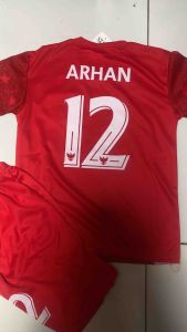 Baju bola ARHAN timnas indonesia usia 1-12 tahun Bahan Hyget Baju Olahraga Anak Baju Bola Warna Putih Dan Merah - Lazada