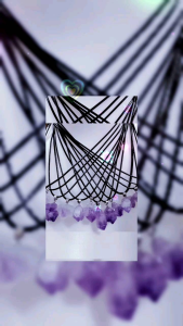 TRENDY FASHIONABLE RAW AMETHYST HEALING STONE NECKLACE