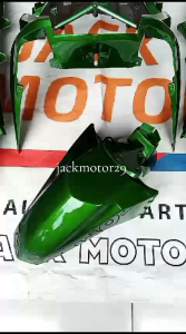Cover Full Body Bodi Halus Honda Beat FI Tahun 2013-2016 Hijau Candy Custom Fulset