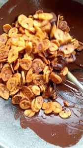 Kripik Pisang Coklat Lumer