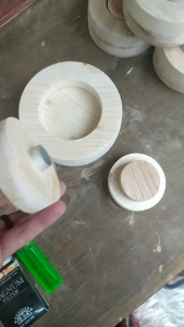 Cetakan Donat Kayu Model Mangkok 1 Set