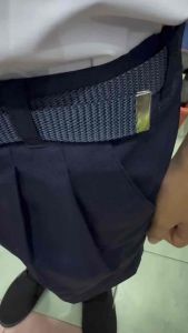 Seluar Pendek Anak Lelaki Pinggang Getah Nyaman untuk Sekolah Cina - Ukuran 19-34
