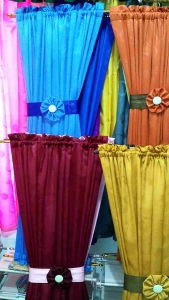 Gorden Kupu Kupu Pita Ikat Minimalis Embos Tebal