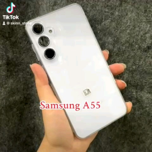 [ Ảnh thật ] Case ốp lưng Samsung A55 dẻo siêu trong suốt ôm máy viền nhám chống trượt có chắn bụi bảo vệ camera