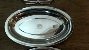 不锈钢蒸鱼碟 蒸鱼盆 蛋盆 蒸鱼架 蛋甲 28cm/35cm Stainless Steel Fish Plate Egg Plate 28cm/35cm Fish Rack Egg Rack