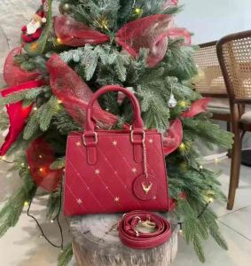 Túi Giáng Sinh Đeo Chéo Cầm Tay Thanh Lịch Size 25cm