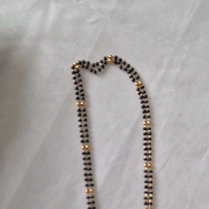 Indian Gold Plated Plain Thali Chain (32 Inches) - Durable Finish (Not 916)