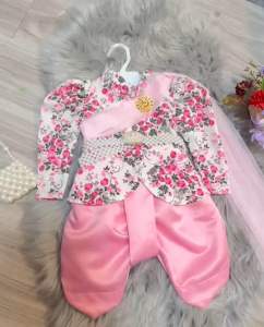 ชุดไทยจิตรดาประยุกต์ ทันสมัย🌸เสื้อผ้าคอตตอน+โจงผ้าดัชเชทอย่างดี❤️