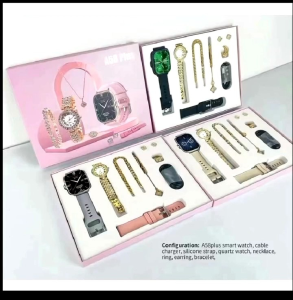 A58 PLUS SMART WATCH LUXURY WOMENS WATCH 6 IN 1 HEALTH MONITORING BLUETOOTH CALLING WATCH