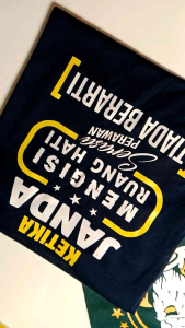 Paket kaos kata-kata 100Ribu dapat 6pcs