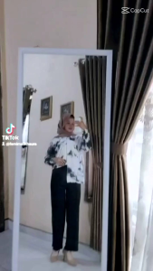 Celana Kulot Scuba Premium Tebal Resleting Depan