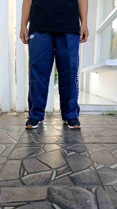 Celana Panjang Baggy Trackpants Pria Wanita Loose Pant Korean Style