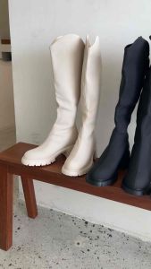 REYNÉ S06001 l รองเท้าบูทรุ่น knee-high boots with fur บุขน กันน้ำ กันหิมะ