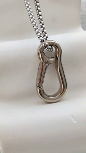 สร้อยคล้องเอนกประสงค์ No2 ใส่ตะขอ สแตนเลสแท้ แขวนพวงกุญแจ พระเครื่อง ใช้สำหรับคล้องวัตถุตามต้องการ ทนทาน ไม่ลอกไม่ดำ โดยร้านชินตา