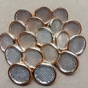 100pcs Diameter 9 -11mm - Kancing Baju Jamur Emas Lingkar Bintik