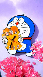 Jam Dinding Aesthetic Karakter Doraemon