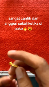 GELANG NURI ANAK"TEMBAGA  LAPIS EMAS24K
