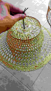 โคมไฟไม้ไผ่ทรงA14