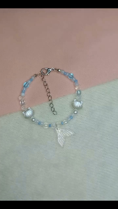 Gelang Beads Mermaid / Gelang manik mermaid biru