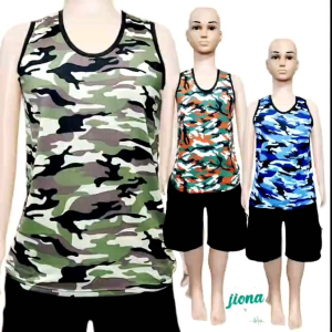 6 pcs bundle Sando Camouflage Kids 7-10 years old