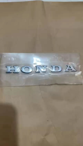 EMBLEM TULISAN HONDA 10 MM ( 1 CM) CHROME ORIGINAL