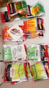 STARLIT Silicone Squid SSS-02 Curve Skirt Jigging Assist Hook 5cm 6cm 7cm 9cm 10.5cm Silicone Bait Soft Lure SP