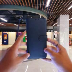 Vivo v30E  เคสมือถือ เปิด-ปิด ข้างหน้ามีแม่เหล็กล็อค มีช่องใส่รูปบัตรใส่เงินได้พร้อมสายห้อยเคส