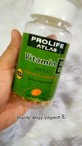 Prolife Atlas VITAMIN E 400 IU 100 Softgels