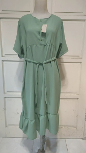 DASTER CRINKLE AIRFLOW / NADIRA MIDI DRESS TERBARU BAJU SANTAI BAJU TIDUR