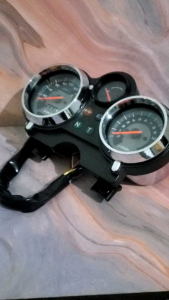 SPEEDOMETER KILOMETER NINJA 150 R SS BATOK CROM LAYAR PUTIH SUPER QUALITY