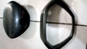 Cover Batok Atas & Ring Spedometer Lexi Karbon