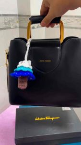 Túi xách quảng châu cao cấp giá rẻ màu đen da mềm mịn size 26