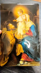 Holy Family Epoxy Icon Eco Frame (120×190mm) | K-Catholic Goods | Made in Korea