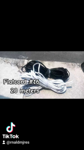 Flatcord #16 extension wire. 5 10 15 20 meters.