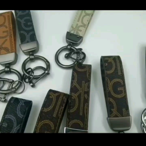 Gantungan Kunci Kulit Premium Branded Keychain Tas Mobil Motor