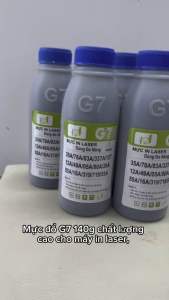 Mực đổ G7 Đa Năng dùng cho 12A/ 35A/ 78A/ 83A/ 337A/ 127/ 49A/ 05A/ 80A/ 26A/ 55A/ 16A/ 319/ 719/ 53A chất mực nano siêu mịn siêu đậm đẹp ít thải