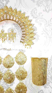 Set Aksesoris Pengantin adat bugis Dewasa model bando 2 susun